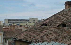 Stadt mit Augen